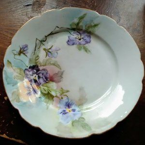 O & EG Royal Austia handpainted dish